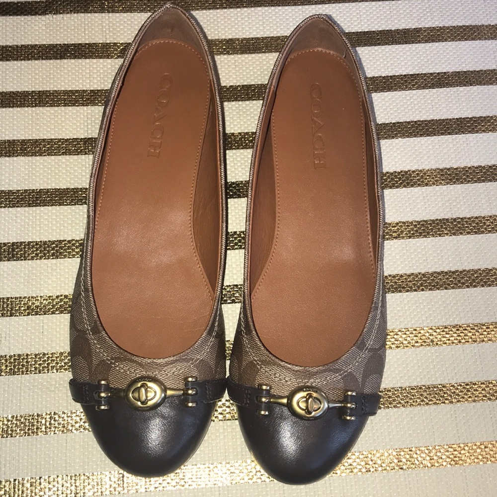 Coach signature flats